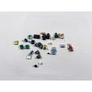 Lego Minifigures Incomplete Lot w/ Extra Pieces Krusty the Clown Harley Quinn